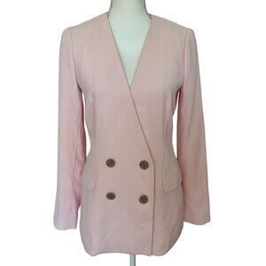 J. Crew French Girl Blazer in 365 Crepe Pink size 2